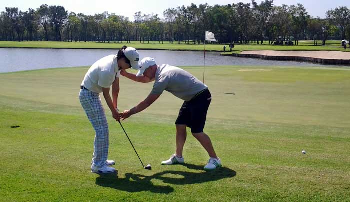 On-cource golf lessons Bangkok