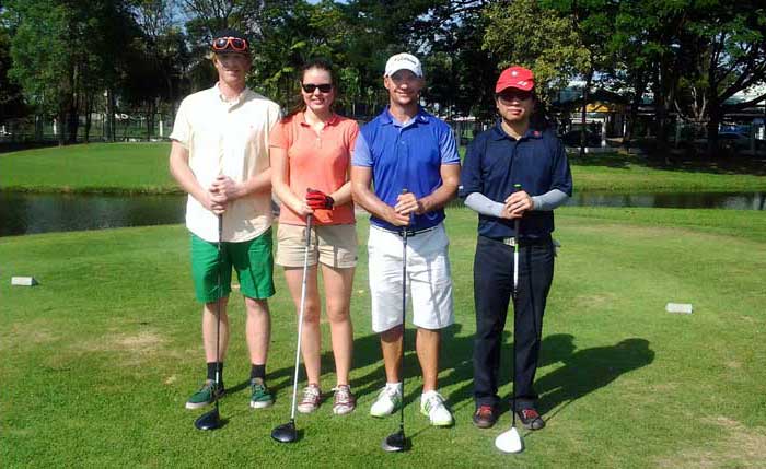 Golf students in Bangkok